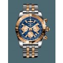 Best 1:1 Breitling Chronomat 44 Steel & gold Metallica Blue WT01523