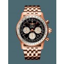 Best 1:1 Breitling Navitimer 1 B03 Chronograph Rattrapante 45 Red gold Limited Black Breitling WT00616