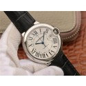 Cartier Cartier Ballon Bleu 42mm CRF White Textured Dial Leather Strap WT00768