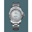 Copy Breitling Colt Lady Steel gem-set bezel Pearl Diamond Breitling WT00529