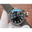 Copy IWC Big Pilot Custom Made Sandblasted Case Blue Dial WT00800