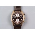 Copy IWC V6 Pilot Chrono Brown/White Dial WT01203