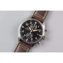 Fake High Quality IWC V6 Pilot Chrono IW387808 Black Dial WT00668