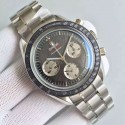 Fake Hot Omega Speedmaster apollo 17 40th anniversary Gray Dial Bracelet WT01077