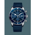 High Quality Fake Breitling Superocean Heritage II Chronograph 46 Steel Gun Blue WT01898