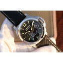 High Quality Replica Panerai PAM048 Black Dial Black Leather Strap Panerai WT00652