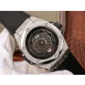 Hublot Big Bang Unico Sang Bleu Skeleton Dial Gummy Strap WT01556