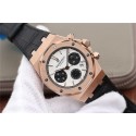 Imitation Audemars-Piguet Royal Oak Chronograph 26331 White Dial Leather Strap WT01894