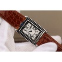 Imitation Cartier Tank Reversible White Dial Leather Strap WT01893