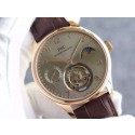 Imitation IWC Portuguese Tourbillon Power Reserve Moonphase Markers Gray Dial WT01004