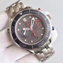 Imitation Omega Seamaster 300m Diver ETNZ Regatta Co-Axial Chronograph Gray Dial Bracelet Omega WT01426