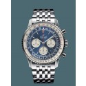 Imitation Top Breitling Navitimer 1 B01 Chronograph 46 Steel Aurora Blue WT01302