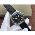 IWC Mark XVII Black Dial Black Leather Strap WT00917