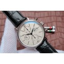 IWC Portofino Chrono IW391001 White Dial Leather Strap WT00715