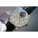 IWC TF Portuguese Tourbillon IW5046 White Dial Leather Strap IWC WT01020