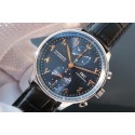 IWC YLF Portuguese Chrono Dubai limited Edition Blue Dial Markers WT00690