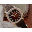 Luxury Patek-Philippe Aquanaut 5167 PF Brown Textured Dial Brown Rubber Strap WT00543