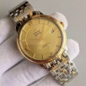 Omega MK De Ville 39.5mm Yellow Dial Diamonds Markers Bezel Bracelet Omega WT01321