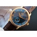 Omega MKF De Ville 39mm Co-Axial Blue Dial Brown Leather Omega WT01876