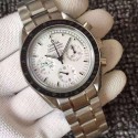 Omega Speedmaster Snoopy White Dial Bracelet Chrono Movement WT01518