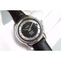 Omega V6F De Ville Hour Vision Co-Axial 41mm Black Dial Black Leather Strap WT00762