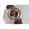 Omega V6F De Ville Hour Vision Co-Axial 41mm Brown Dial Brown Leather Strap Omega WT01141