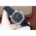 Patek-Philippe Aquanaut Blue Textured Dial Blue Rubber Strap WT01830