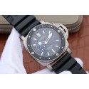 Replica 1:1 Panerai PAM1389 Titanium Black Ceramic Bezel Rubber Strap Panerai WT01452