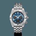 Replica Breitling Chronomat B01 Chronograph 44 Steel Blackeye Blue Breitling WT00933