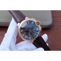 Replica Cartier Ballon Bleu De Cartier Chrono Black Dial WT01082