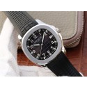 Top Patek-Philippe Aquanaut 5167 PF Gray Textured Dial Black Rubber Strap WT01863