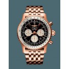 Best 1:1 Breitling Navitimer 1 B03 Chronograph Rattrapante 45 Red gold Limited Black Breitling WT00616