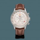 Best Breitling Navitimer 1 B04 Chronograph GMT 48 Steel Mercury Silver WT01260