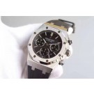 Cheap Copy Audemars-Piguet Royal Oak Chronograph Black Dial Rubber Strap WT01581