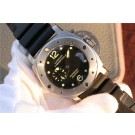 Cheap Panerai PAM571 Titanium Black Dial Black Rubber Strap Panerai WT01858