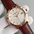 Copy Audemars-Piguet Jules Audemars 15170 White Dial Leather Strap WT00897