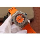 Copy Designer Audemars-Piguet Royal Oak Offshore Diver 2017 Orange 15710 Rubber Strap WT01700