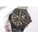 Hublot Big Bang 44mm Carbon Fiber Black Gummy Strap WT01195