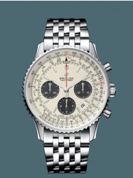 Breitling Navitimer 1 B01 Chronograph 43 Steel Mercury Silver WT01558