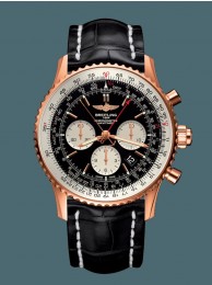 Breitling Navitimer 1 B03 Chronograph Rattrapante 45 Red gold Limited Black WT01334