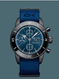 Breitling Superocean Heritage II Chronograph 44 Outerknown Black steel Blue WT00624