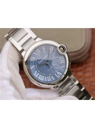 Cartier Cartier Ballon Bleu 42mm CRF Blue Textured Dial Bracelet WT01174