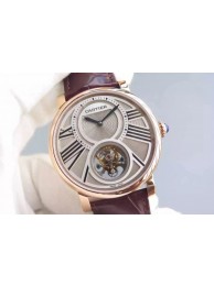 Cartier Rotonde De Cartier Tourbillon Leather Strap Cartier WT01797