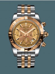 Copy Breitling Chronomat 44 Steel & gold Golden Sun WT01776