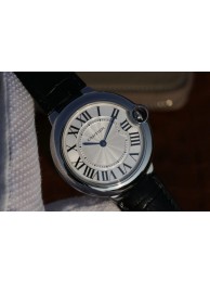 Designer Cartier Ballon Bleu 46mm White Textured Dial WT00940