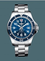 Fake Best Breitling Superocean II 42 Steel Mariner Blue WT01033