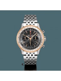 Fake Breitling Navitimer 1 B01 Chronograph 43 Steel & red gold Stratos Gray WT01818