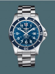 Fake Breitling Superocean II 44 Steel satin-finish Gun Blue Breitling WT01839