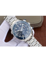 High Quality Replica Omega Planet Ocean Master Chronometer Blue LiquidMetal Bracelet WT01705