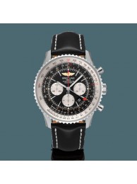 Imitation Best Breitling Navitimer 1 B04 Chronograph GMT 48 Steel Black WT00644